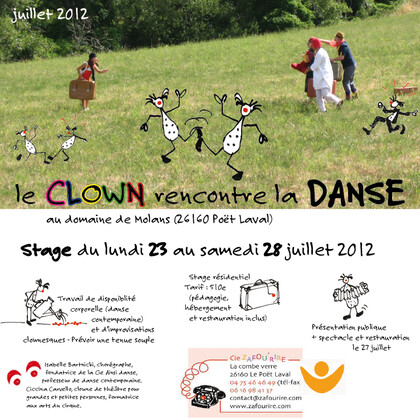 stage de clown - danse en Drôme provençale