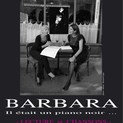 il était un piano noir : BARBARA !