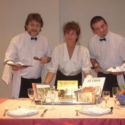 Restauthèque l'esprit gourmet - spectacle pour bibliothèque et médiathèque