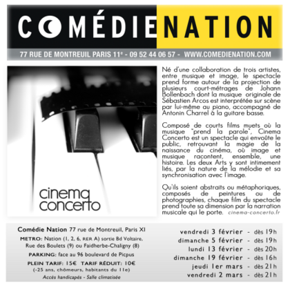 Cinema Concerto à la Comédie Nation