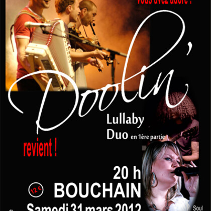 Doolin' Celtique Irlandais Médiathèque Bouchain 31 mars 19h45