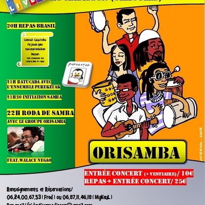 Orisamba en live à l'Espace Madisson (Ollioules 83)