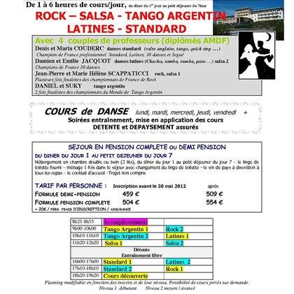 2è stage d'automne de danses à 2 à Laguiole ( Aveyron )