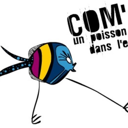 Com' un poisson dans l'eau / Magali Ducroux / Graphisme Illustration Multimédia