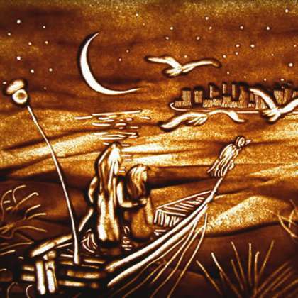 Tramage : spectacles de dessin en direct sur sable