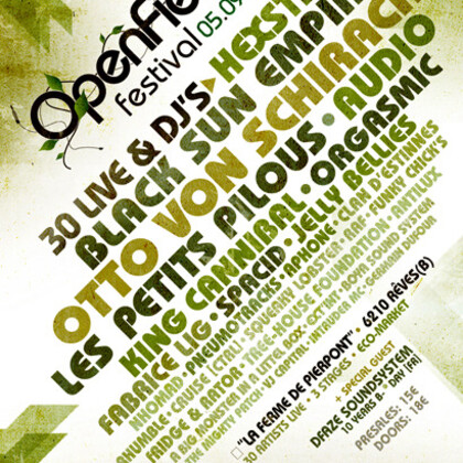OpenFields Festival. Le Festival Electro Ecolo !
