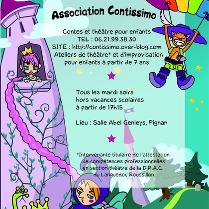 Ateliers de theatre pour enfants pignan