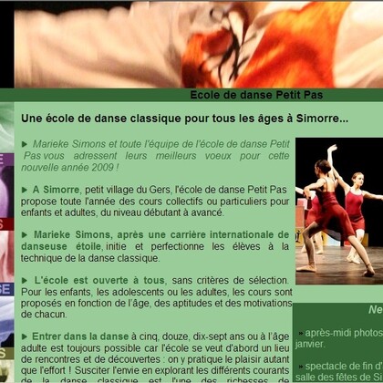 Cours de danse gers ecole petit pas