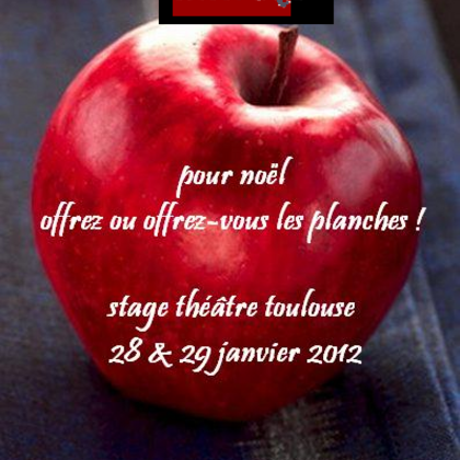 stage de théâtre à toulouse ! offrez (vous) les planches ! 28 & 29 janvier 2012
