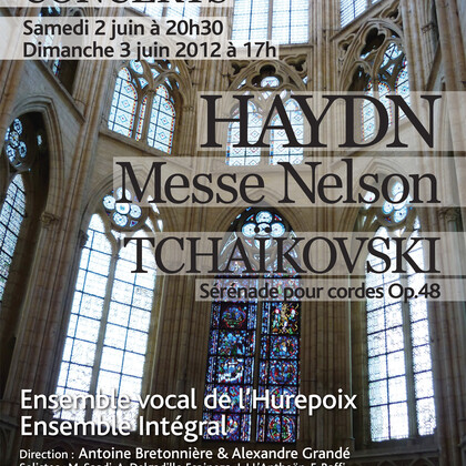Haydn et Tchaïkovski en concert à Viry-Chatillon, les 2 et 3 juin 2012