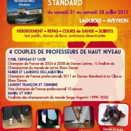 4è stage d'été de Danses à 2 à Laguiole ( Aveyron )