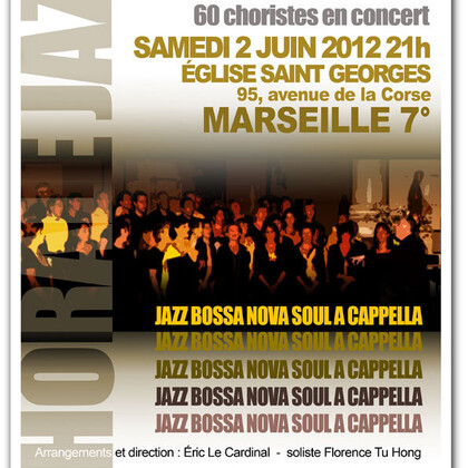 Concert de l'ensemble JAZZ EN VOIX à Marseille 2 juin 2012 à 21h