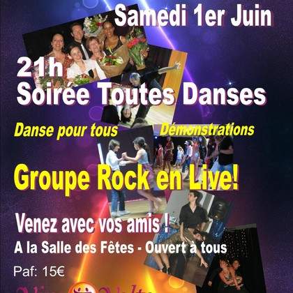 01.06 : Grande Soirée Toutes Danses "Fête de L'Ecole" avec Groupe Rock en Live et Démos!