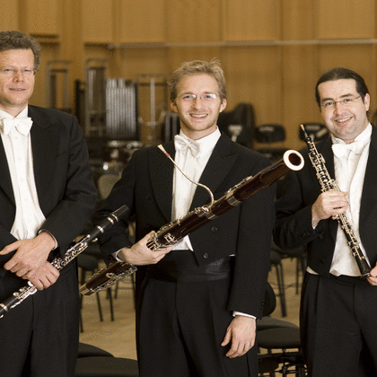 CONCERT :TRIO D' ANCHES DE L' ORCHESTRE PHILHARMONIQUE DE HAMBOURG