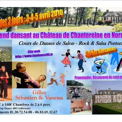 Stage de danses Week-end Pâques 2010 (3-4-5 Avril) - Danses de Salon - Rock - Salsa