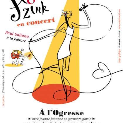 Flo Zink en concert le 1er juin à à l'Ogresse à 21H30.