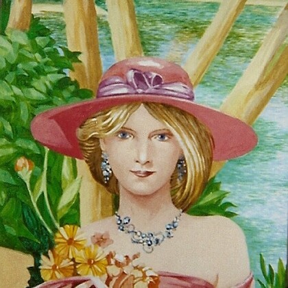 Peintures décoratives (petit et grand format).