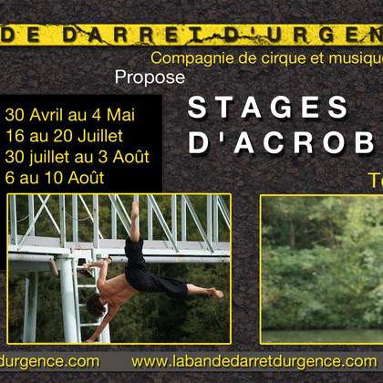 Stages d'acrobatie