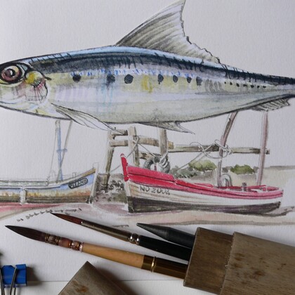 Aquarelle Noirmoutier