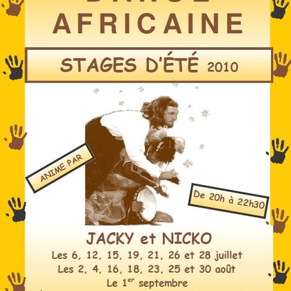 Stages d'été 2010 : danse africaine, djembe et danse-doum - La Clé d'Echanges (31)