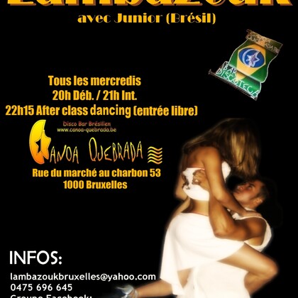 Cours de Lambazouk tous les mercredis soirs