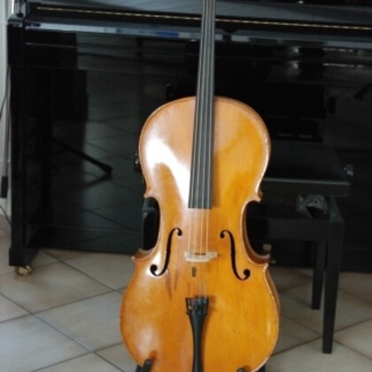 vend violoncelle 3/4 atelier mirecourt, début 20e siècle