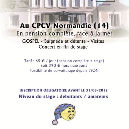 Stage gospel été 2012