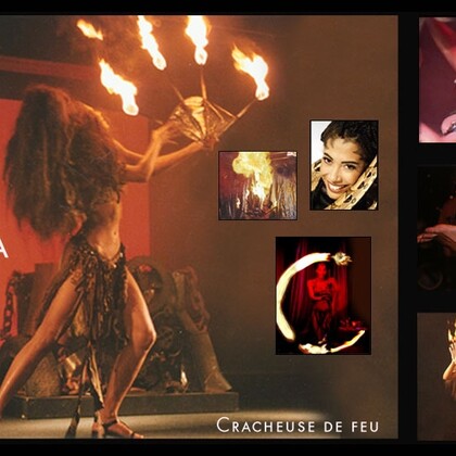 Cara - charmeuse de serpents, cracheuse du feu, fakir feminin