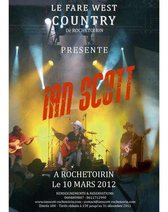 Spécial COUNTRY : IAN SCOTT en concert à ROCHETOIRIN