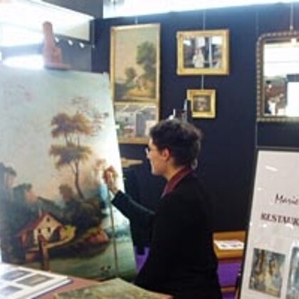 Marie Renoult, restauration de tableaux