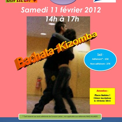 Stage Bachata / Kizomba à Rueil-Malmaison