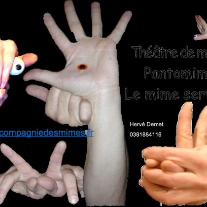 Spectacle de mime, de pantomime et de mimésis en duo avec un musicien
