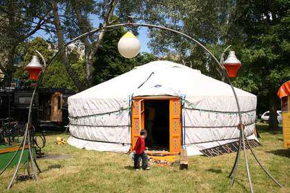 Yourte mongole traditionnelle à vendre