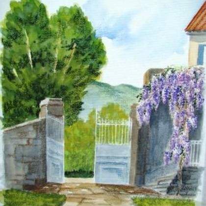 Stage de peinture , aquarelle , et techniques de peinture en Auvergne