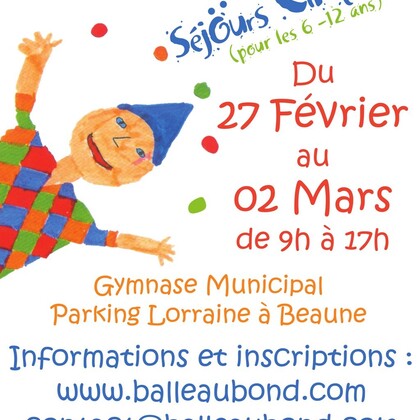 Séjours Cirque pour les 6-12ans