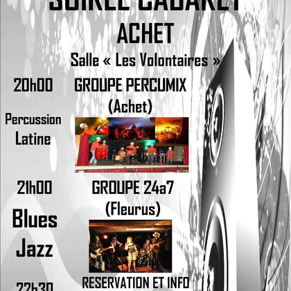 Soirée cabaret concert blues jazz latine