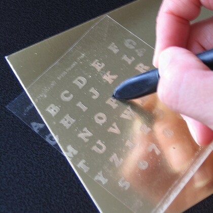 Stage de gravure sur aluminium