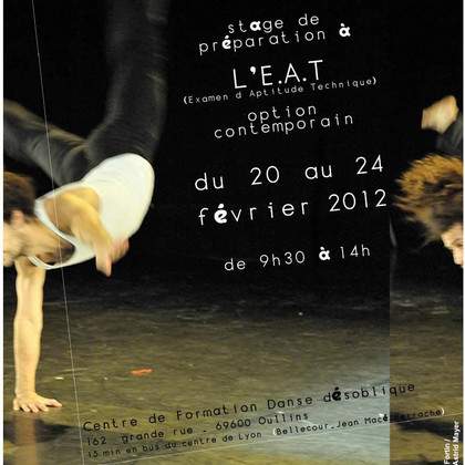 Centre de Formation Danse désoblique / Stage intensif à l'EAT