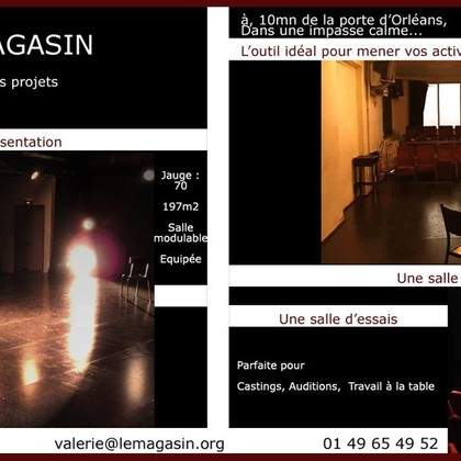 Le MAGASIN, lieu des arts de la scène et de l’image.