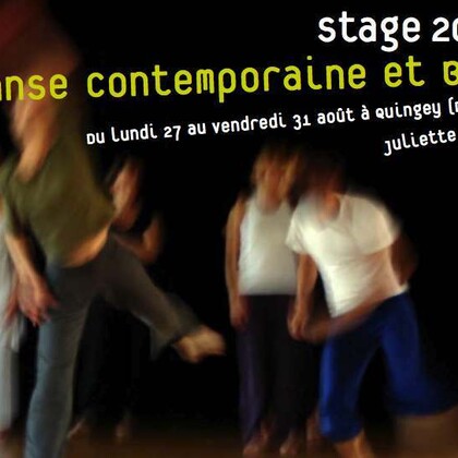 Stages Danse Contemporaine et BMC à Quingey (Doubs) 