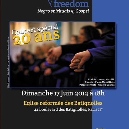 The Voice of Freedom à l'Eglise réformée des Batignolles