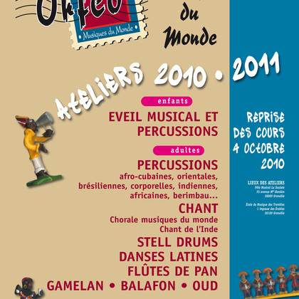 atelier de percussions afro-cubaines Grenoble
