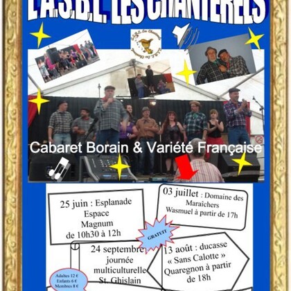 asbl artistique boraine les chanterels