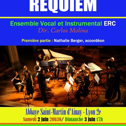 Requiem de Mozart par l'Ensemble Vocal et Instrumental de l'ERC 