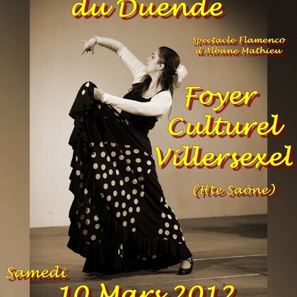 Spectacle Flamenco "Le Chemin du Duende" à Villersexel (haute Saône) le 10 mars 2012