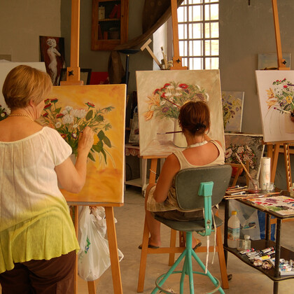 Stages de peinture Atelier Nuances des Arts printemps été 2012