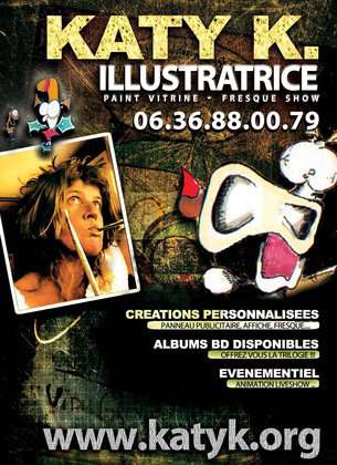 Dessin sur vitrines