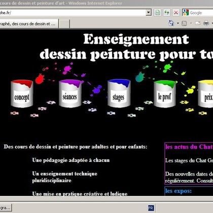 cours de dessin et peinture