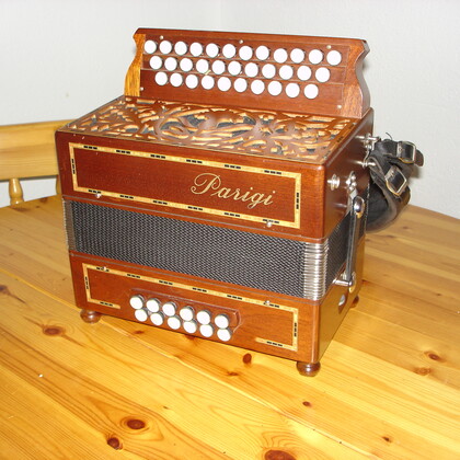 Accordéon Diatonique "Parigi" 3 rangs / 12 basses SOL / DO