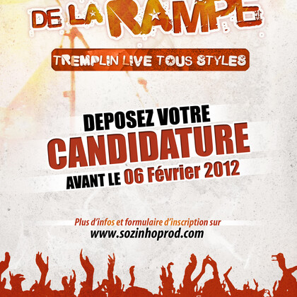 Appel à Candidature : Les Feux de la Rampe : tremplin musical tous styles